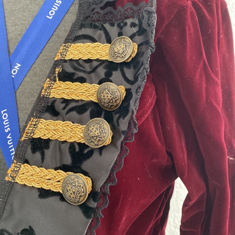 !!!SAME DAY SHIP!!!  Deluxe Pirate Jacket - Picture 3 of 9